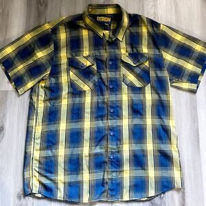 Dixxon LA RAMS Party Shirt Men’s Sz XL Lincoln Ave Short Sleeve Bamboo Blend